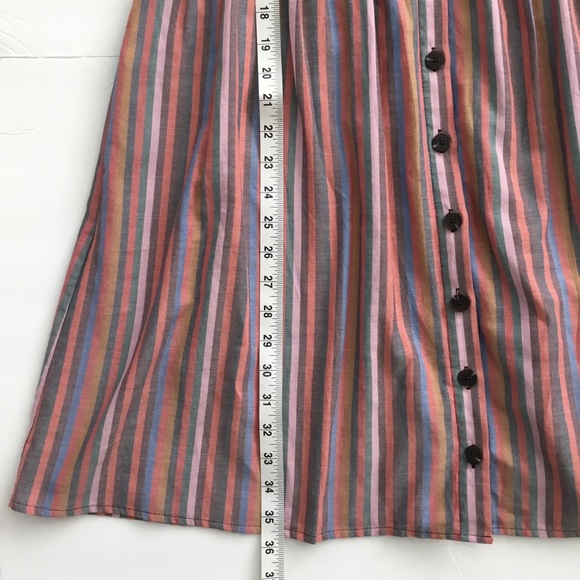 Madewell Tank Dress Multi Colored Stripes Size S - Picture 9 of 11